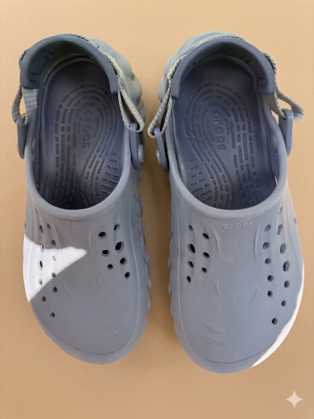 CROCS ECHO CLOG Kids Slate Gray/Blue Sandals